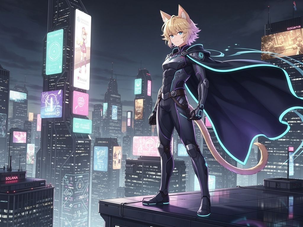 Catboy NFT — Caped Crusader