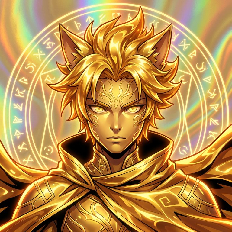 Catboy #001 — Golden God